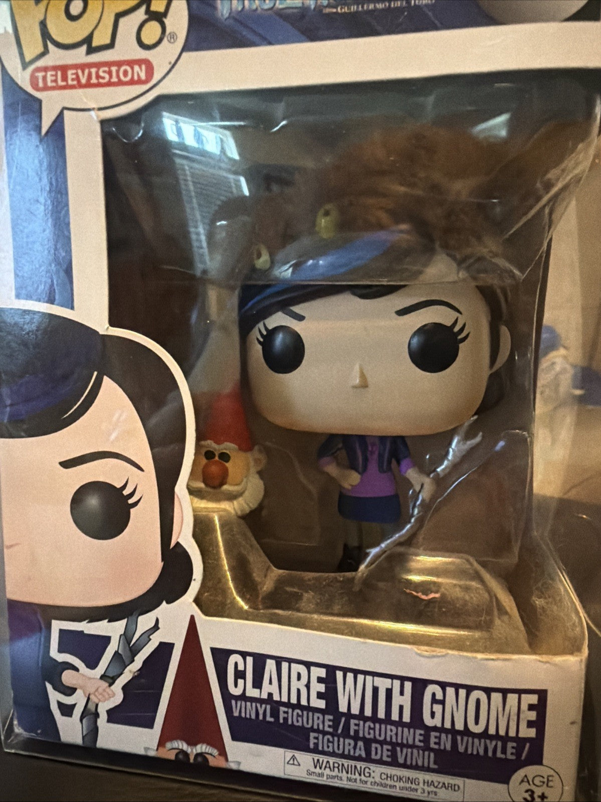 Funko Pop Trollhunters Claire With Gnome 468 Vinyl Figure Vaulted w/Protective C