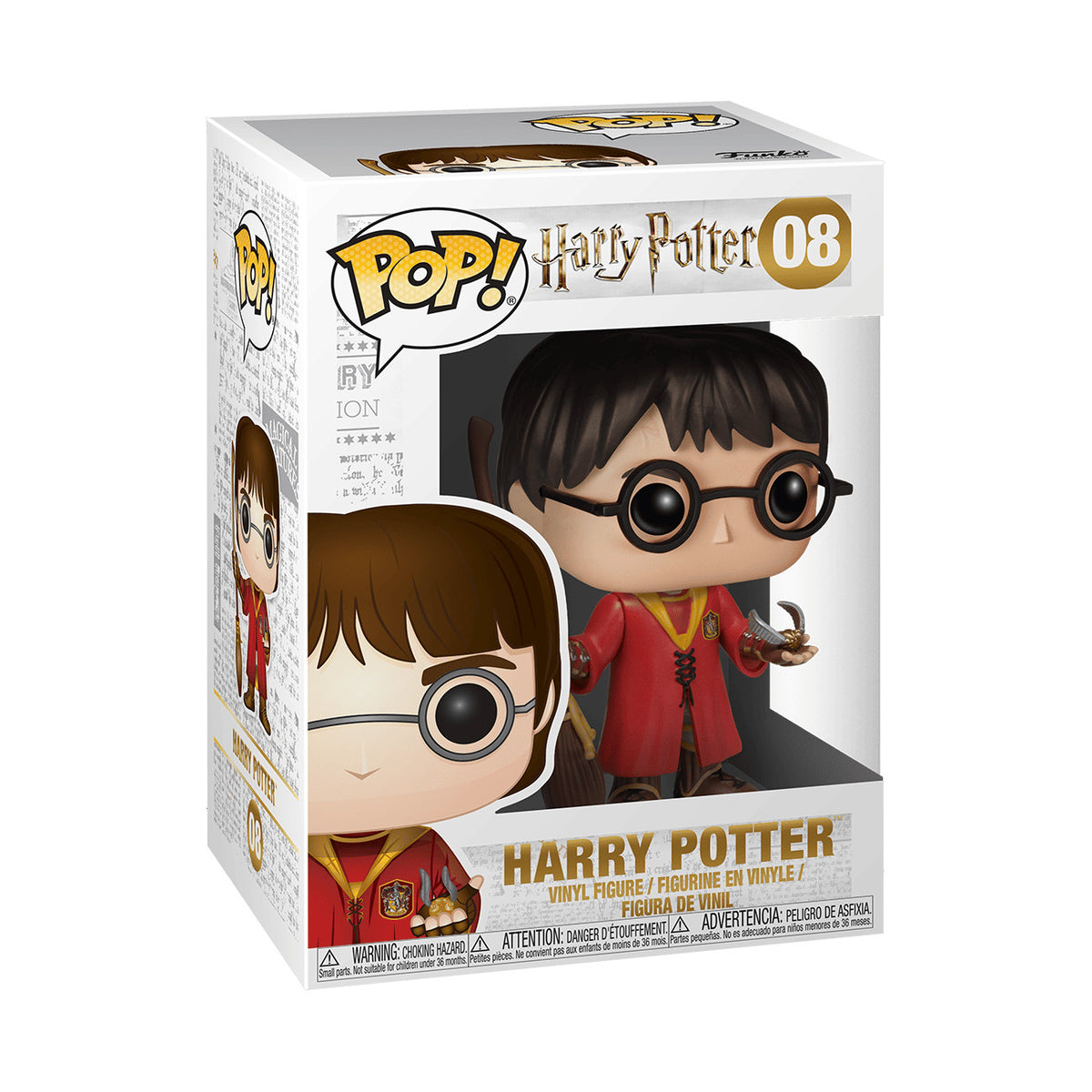 Funko Pop! Vinyl: Harry Potter (w/ Quidditch Robes) #8 w/Protective Cover