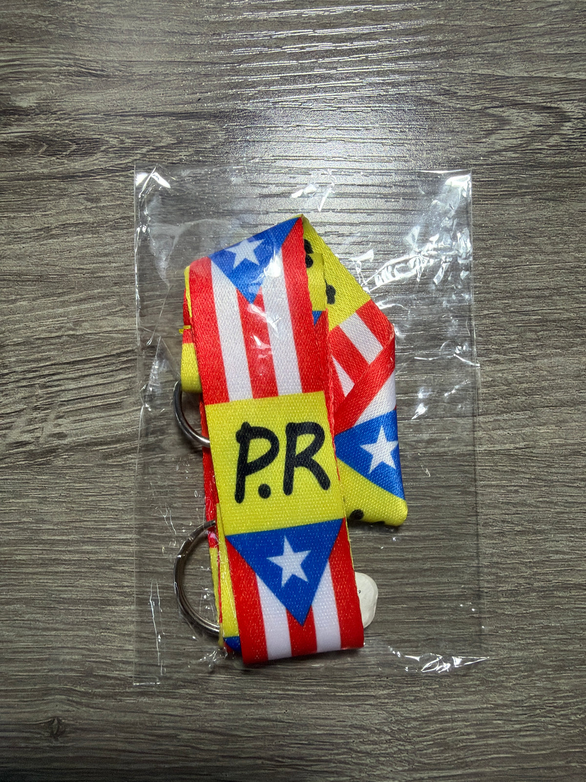 Puerto Rico Lanyard – Amapola or Flag & Yellow PR Design