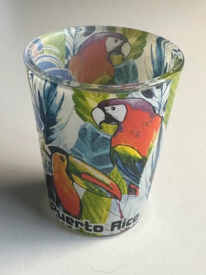 Puerto Rico Shot Glass 4 Varieties to Choose 