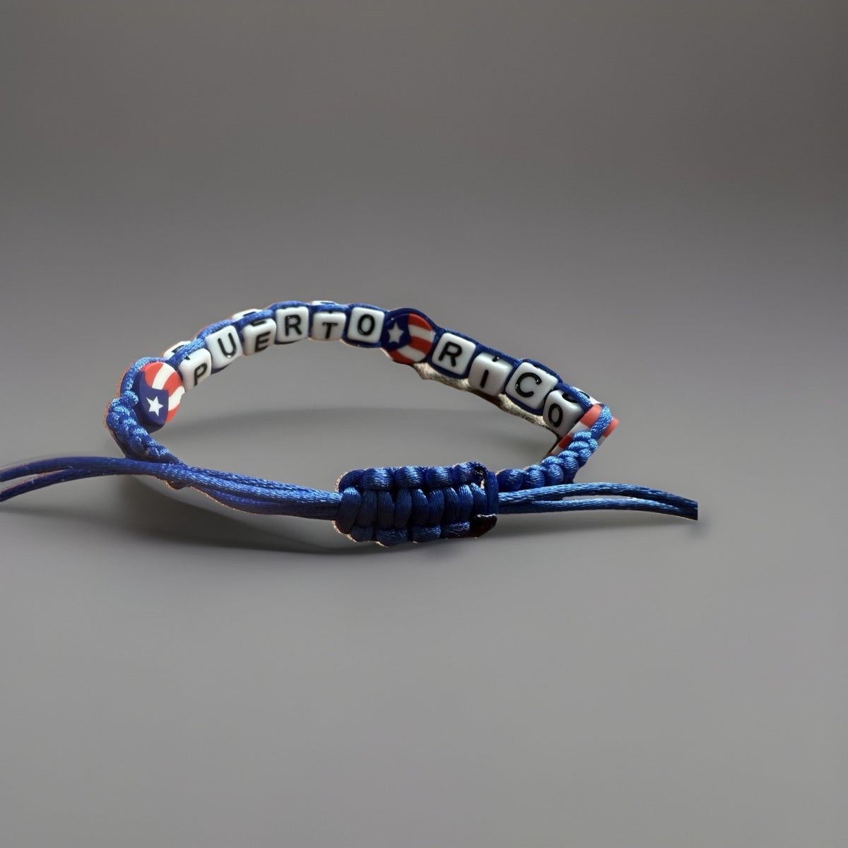 Puerto Rico Letters Unisex Macrame Bracelet