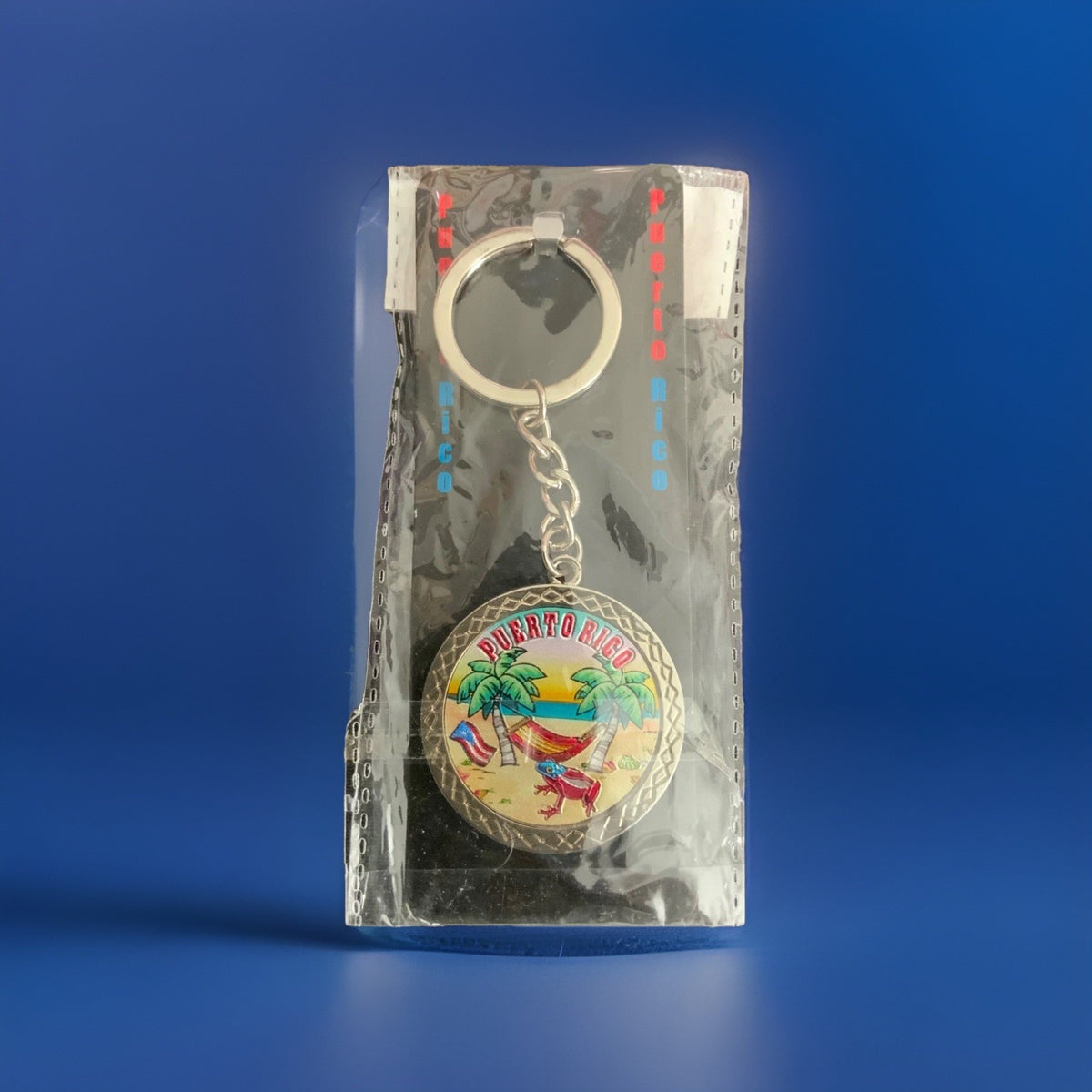 Puerto Rico Heavy Keychain 