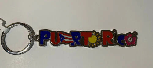 Puerto Rico Flag Keychain Amapola