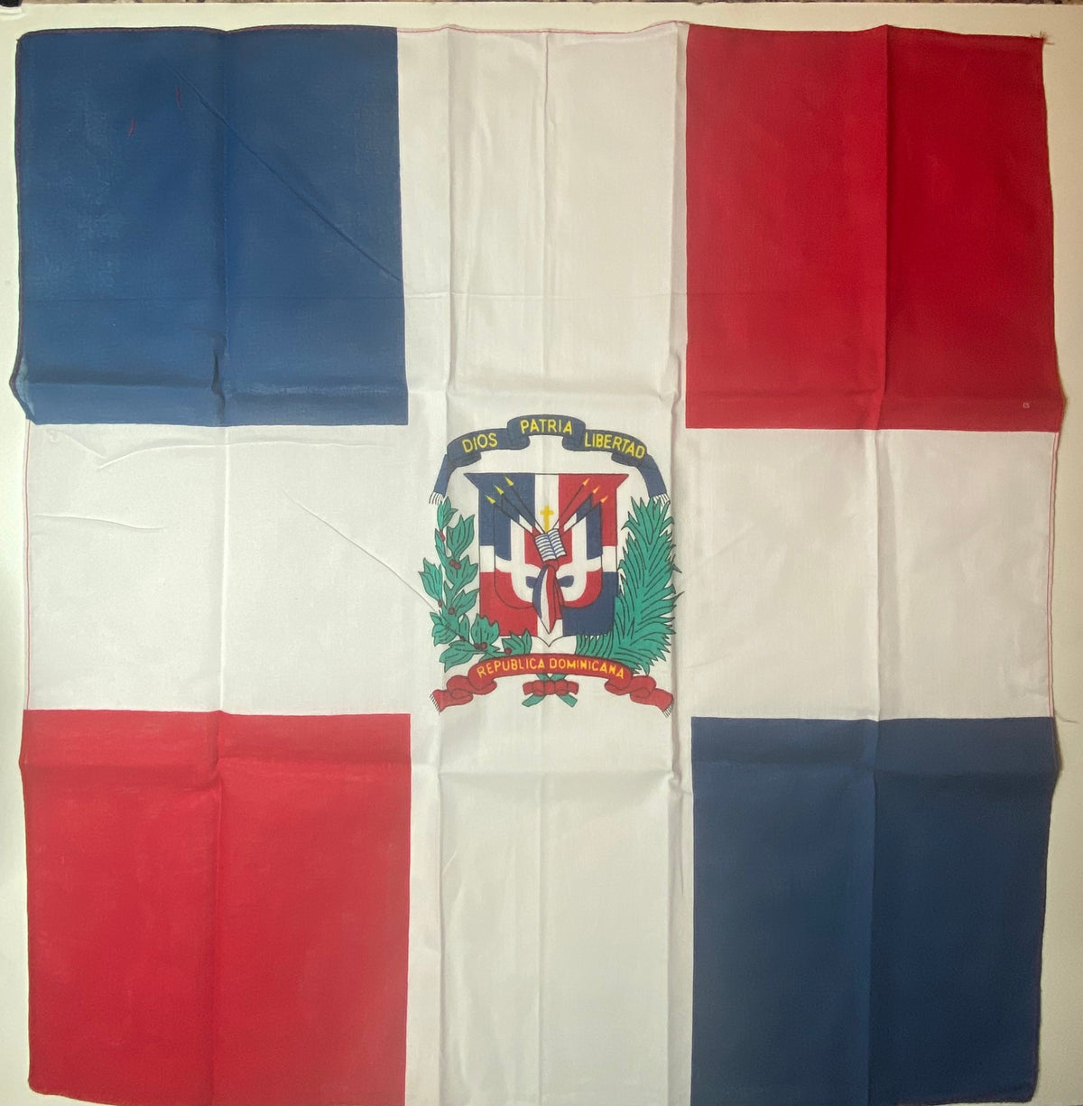 Dominican Republic/Santo Domingo Bandana Scarf Mask 20 x 20 