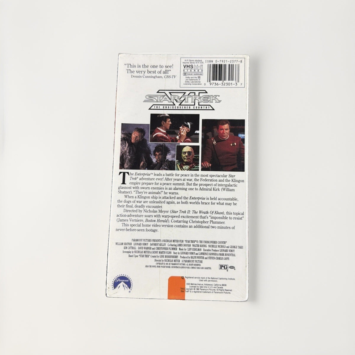 Star Trek The Movie 4 VHS Collection (III to VI)- 1991-1992