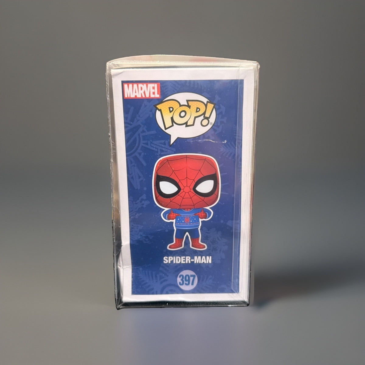 Funko Pop! Vinyl: Marvel - Spider-Man - (Holiday) #397 w/Protective Cover 