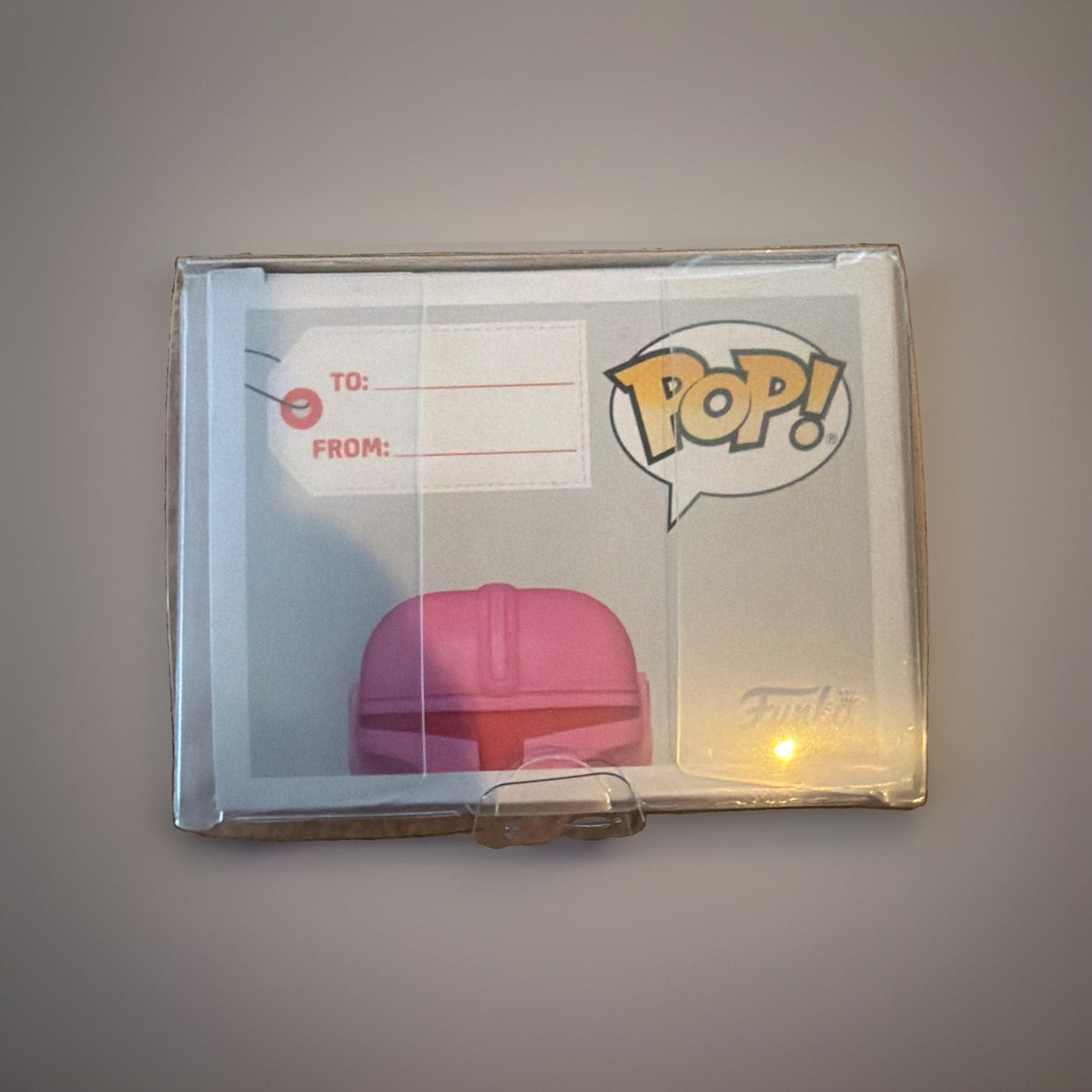 Funko Pop! Vinyl: Star Wars - The Mandalorian (Pink) #495 w/Protective Cover
