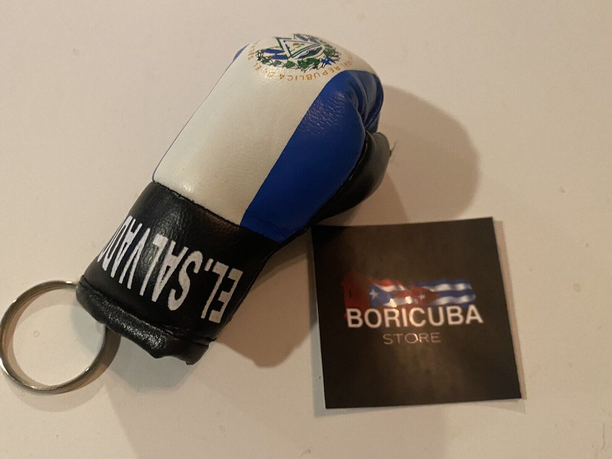 El Salvador Mini Boxing Glove Keychain 