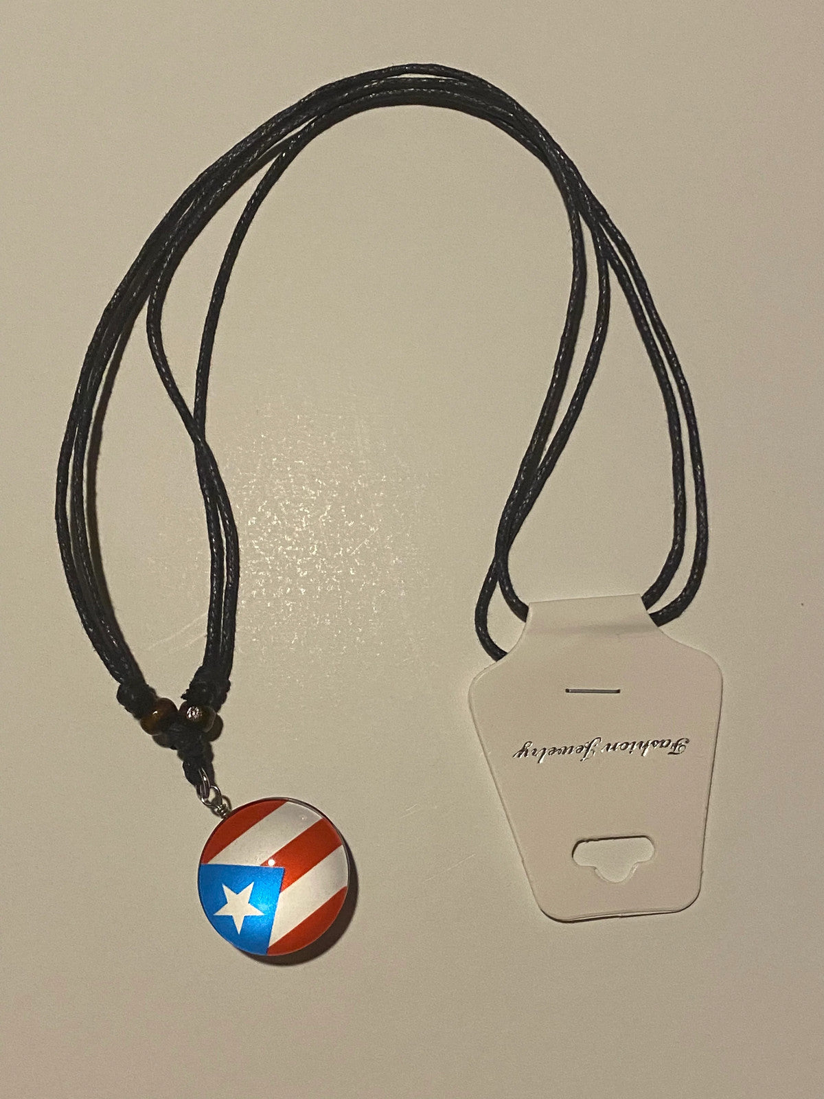 Puerto Rico Necklace with Flag