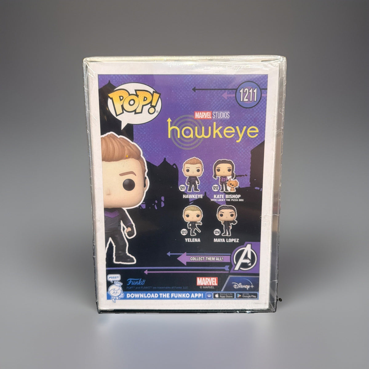 Funko Pop Vinyl Marvel Hawkeye 1211 Vaulted Figure w/Protective Cover
