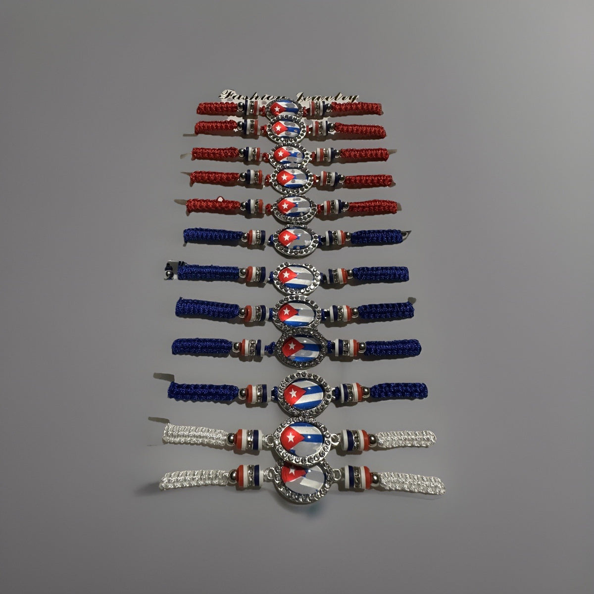 Cuba Flag Bracelet Macrame Cuban