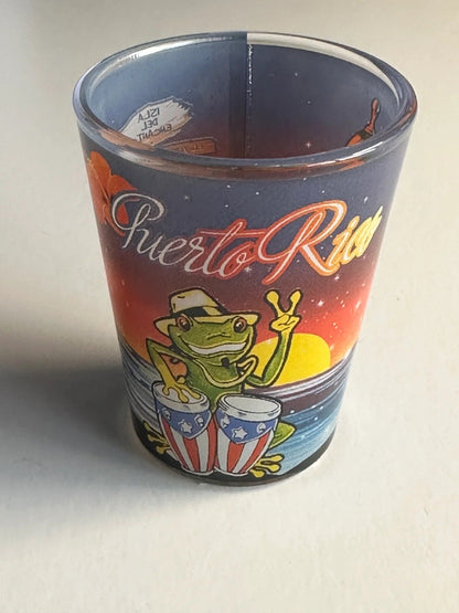 Puerto Rico Shot Glass 4 Varieties to Choose 