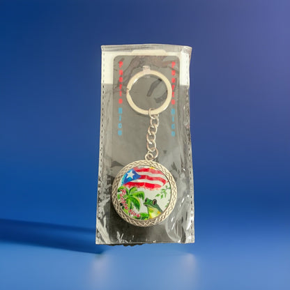 Puerto Rico Heavy Keychain 