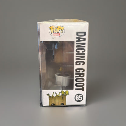 Funko Pop! Marvel Dancing Groot #65 Guardians of the Galaxy w/Protective Cover
