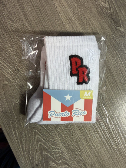 Puerto Rico Rican Socks 1 pair Crew Boricua