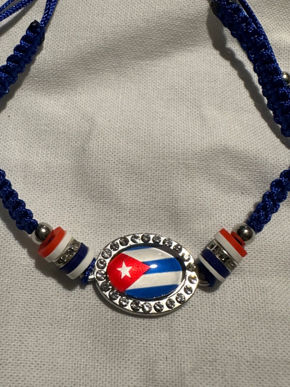 Cuba Flag Bracelet Macrame Cuban