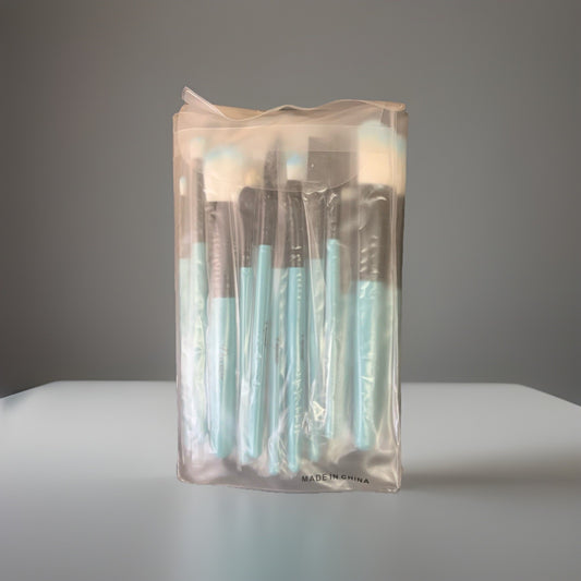 MakeUp Cosmetic Brushes Daxstar 30 Piece Aqua Blue