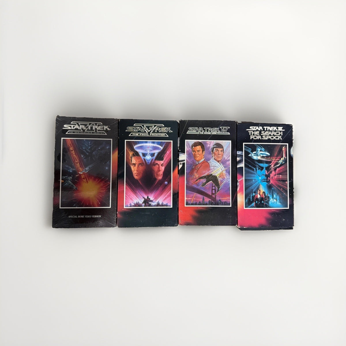 Star Trek The Movie 4 VHS Collection (III to VI)- 1991-1992