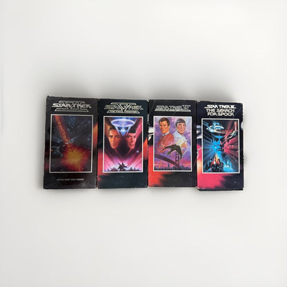 Star Trek The Movie 4 VHS Collection (III to VI)- 1991-1992