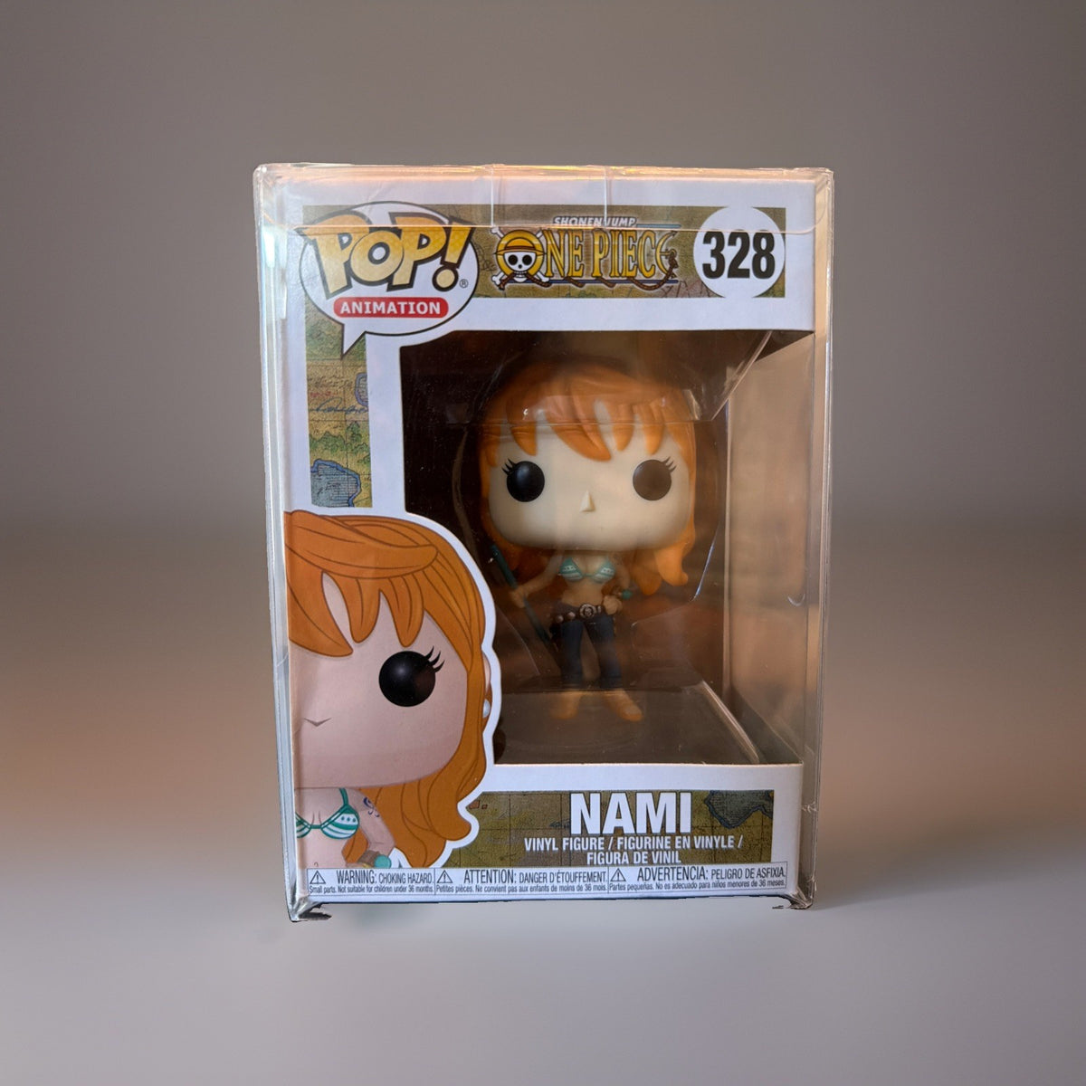 Funko Pop! Vinyl: One Piece - Nami #328 w/Protective Cover