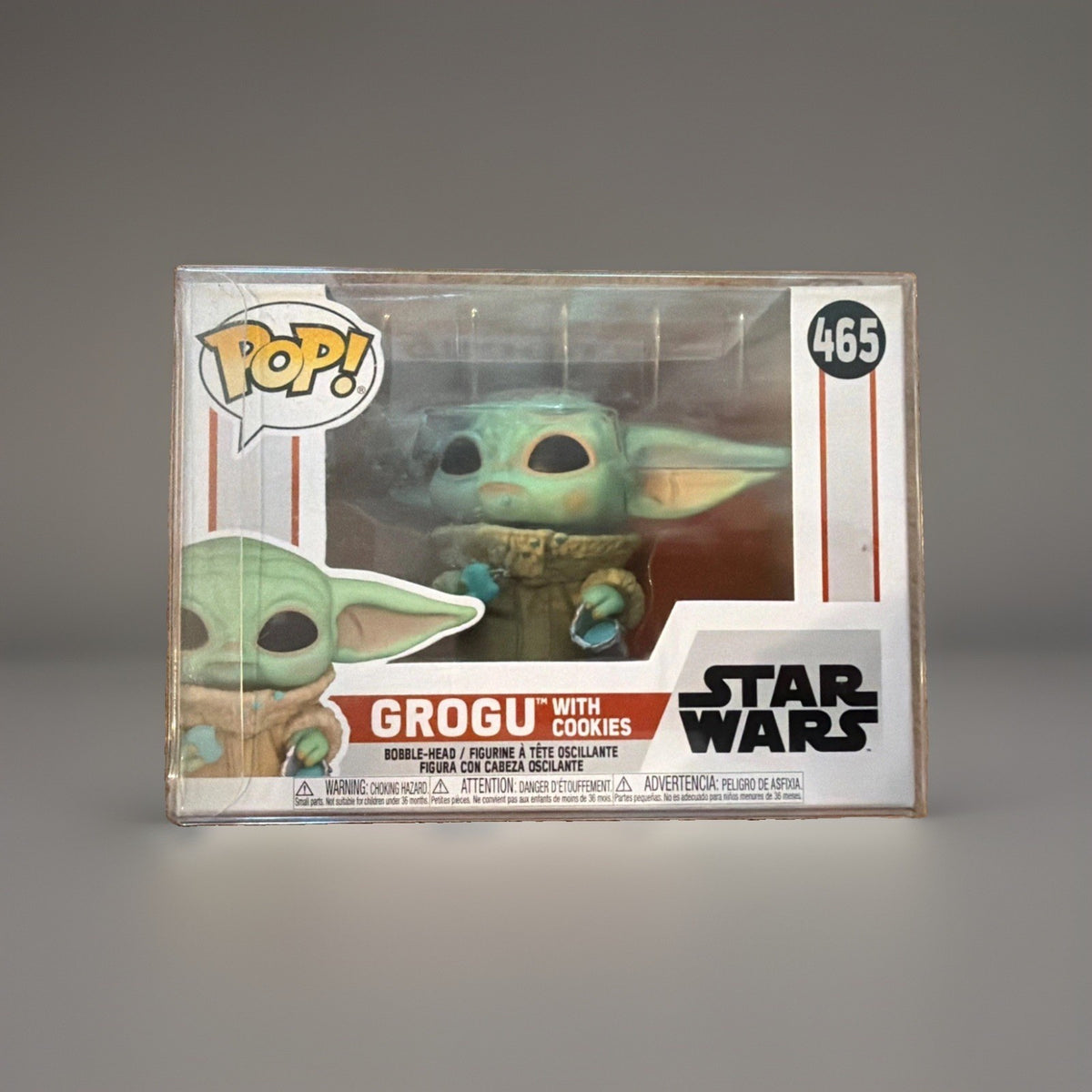 Funko Pop! Vinyl: Star Wars - Grogu with Cookie #465 w/Protective Cover
