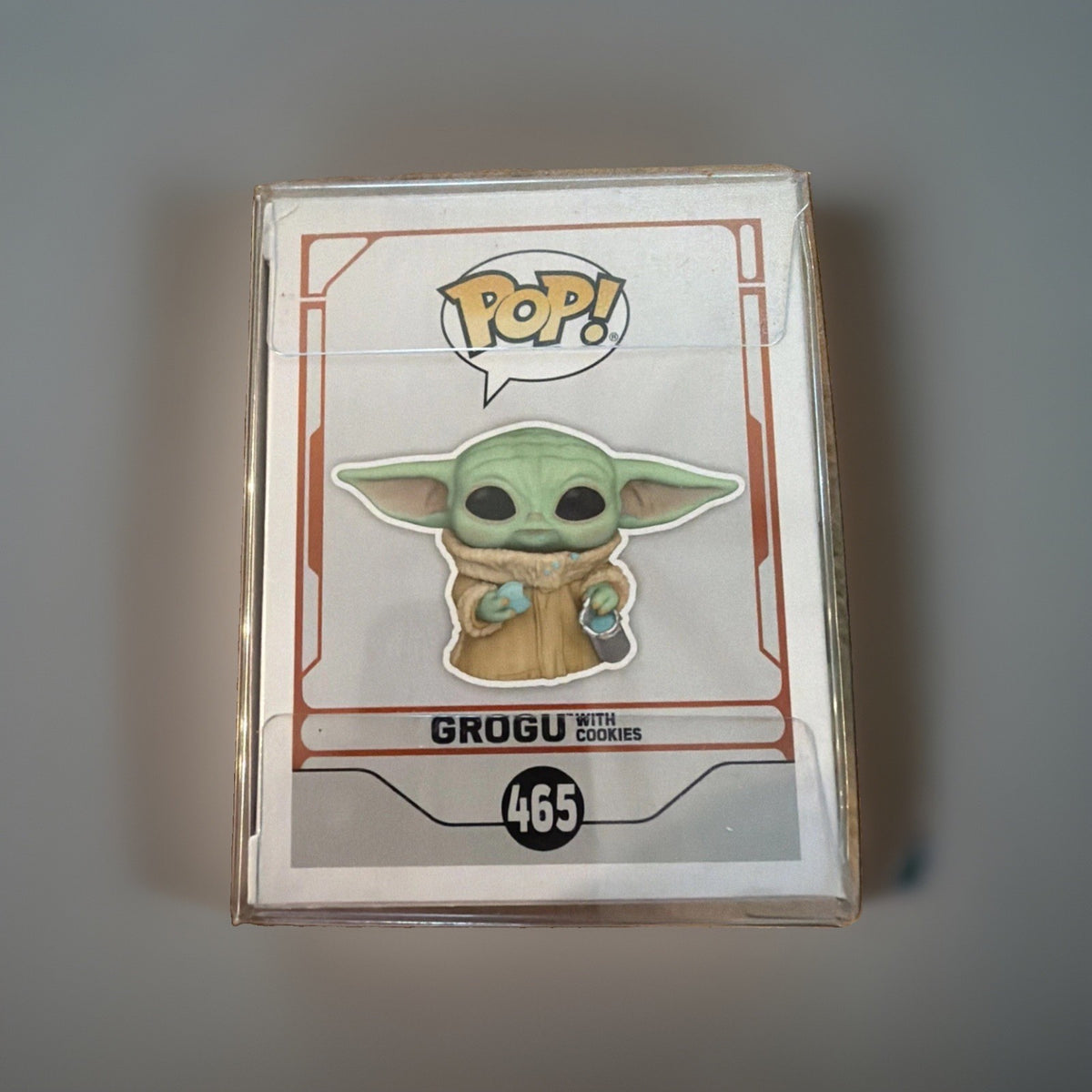 Funko Pop! Vinyl: Star Wars - Grogu with Cookie #465 w/Protective Cover