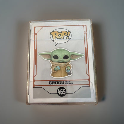 Funko Pop! Vinyl: Star Wars - Grogu with Cookie #465 w/Protective Cover
