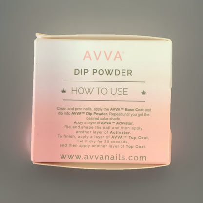 AVVA Dip Powder Shade 061 Natural Pink Nail Enhancement 0.6 oz New Sealed