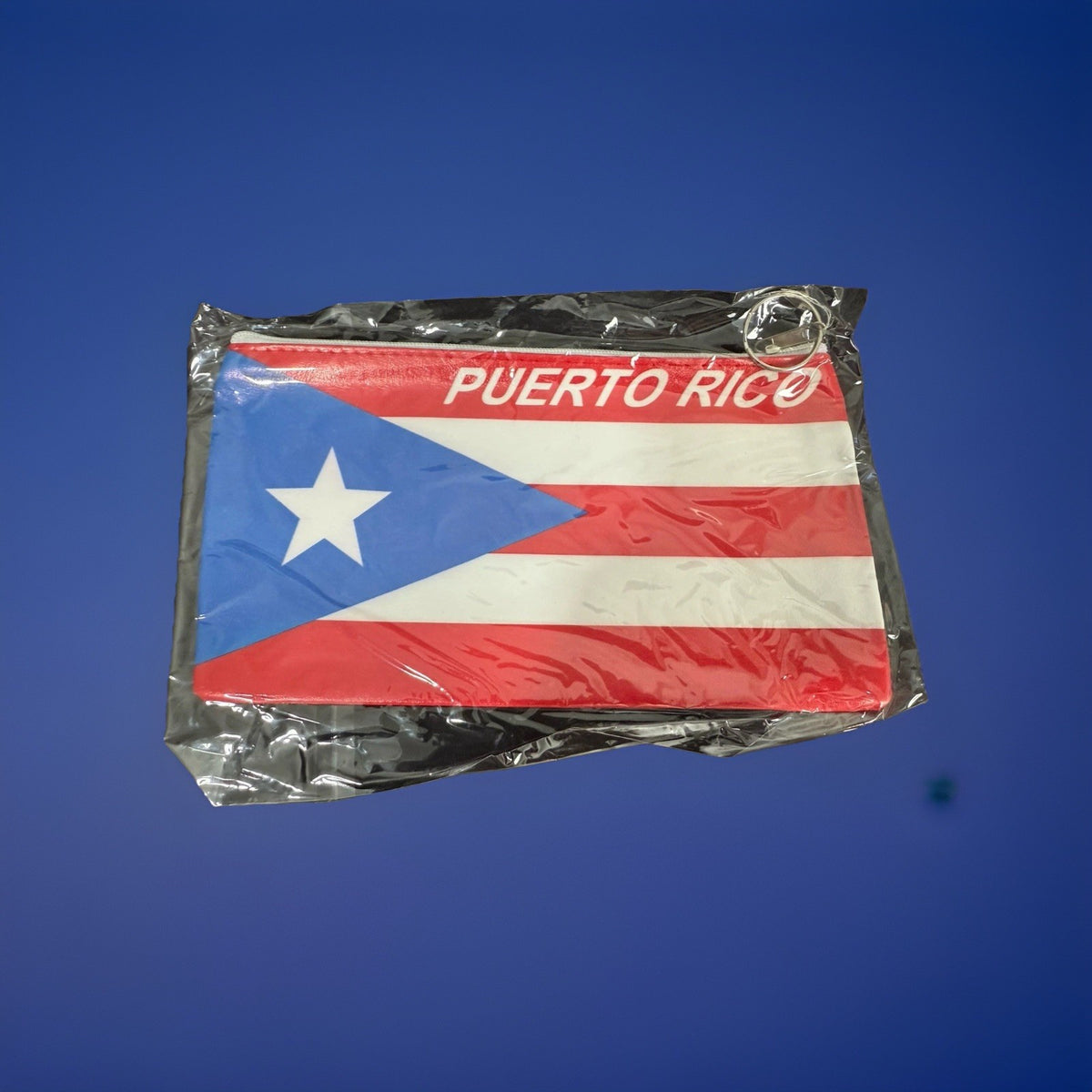 Puerto Rico Kids Mini Vinyl Wallet Aqua Blue