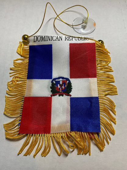 Dominican Republic Mini Banner  4 X 6 