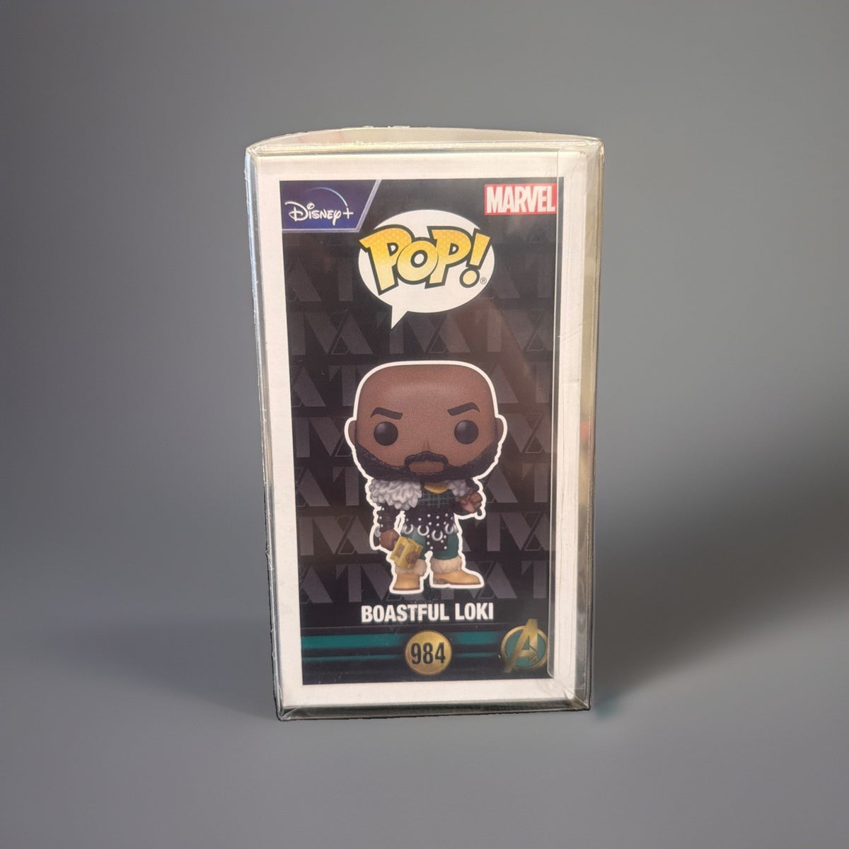 Funko Pop Marvel Boastful Loki WonderCon 984 Exclusive Vaulted Protective Cover