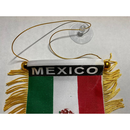 Mexico Mini Banner Red Eagle 4 X 6