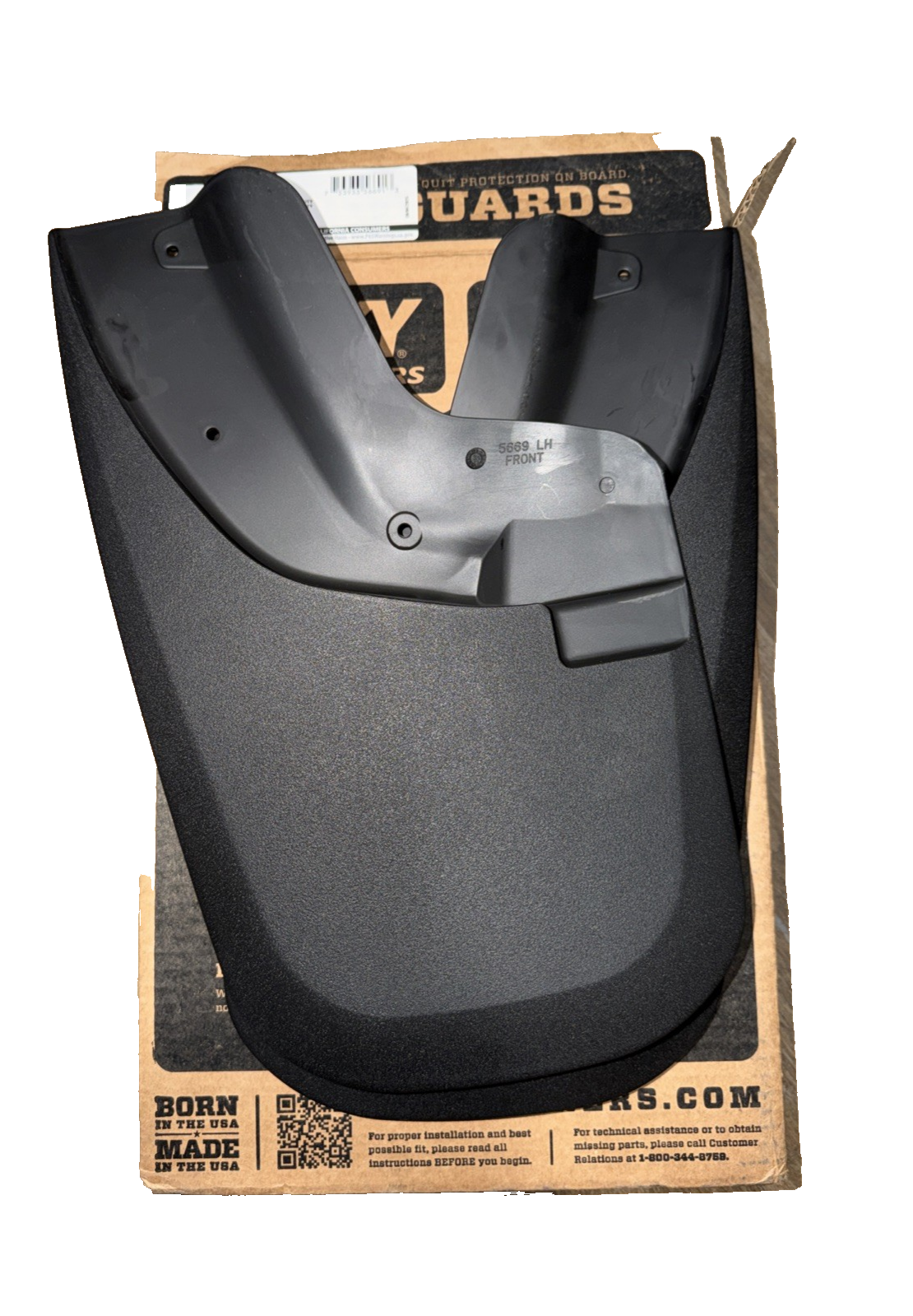 Husky Liners Front Molded Mud Flaps Guards 56691 for 2011-2016 Ford F250 F350