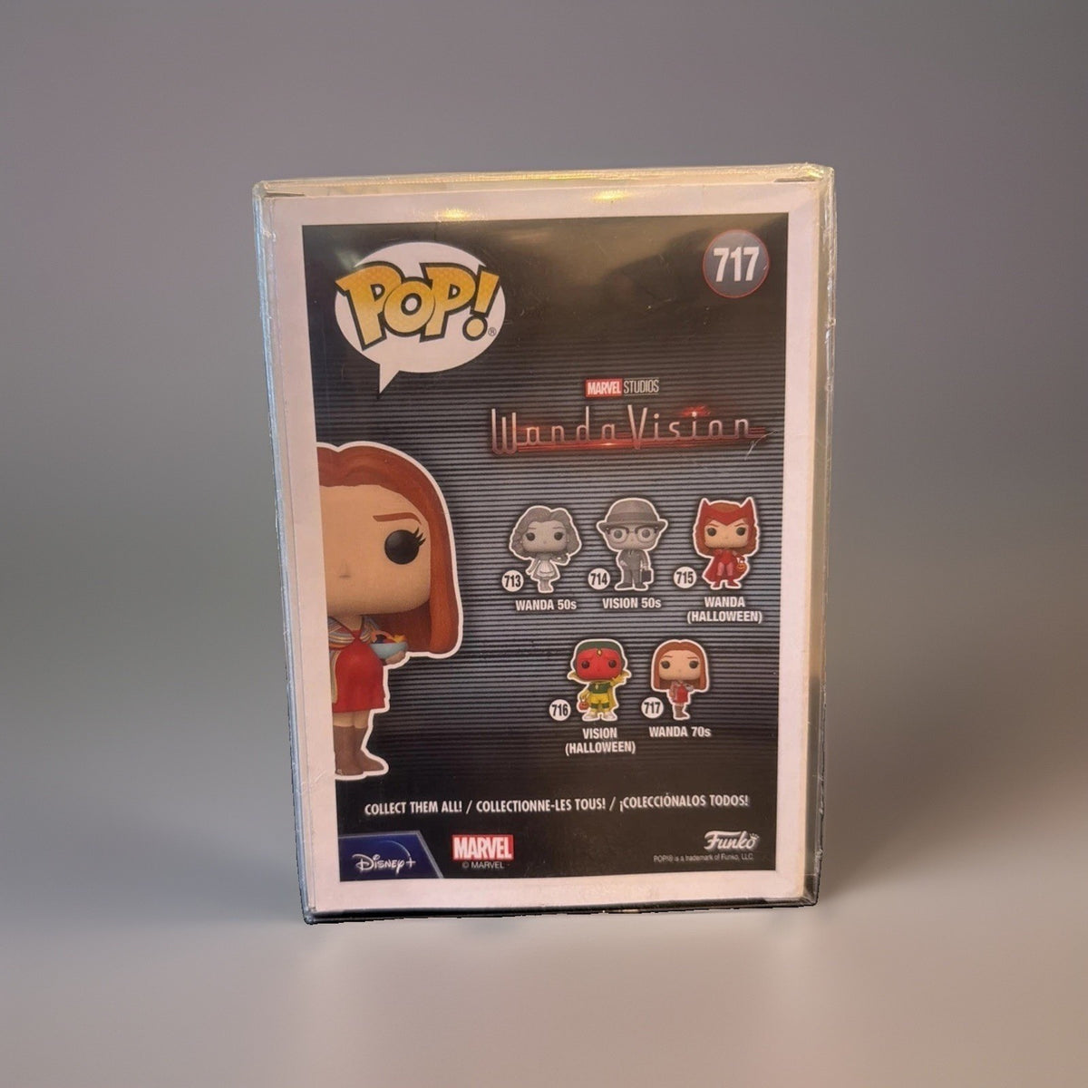 Funko Pop Marvel 70's Wanda 717 Wanda Vision Vaulted w/Protective Cover