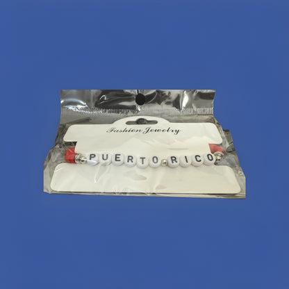 Puerto Rico Bracelet with Letters