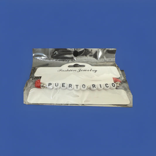 Puerto Rico Bracelet with Letters