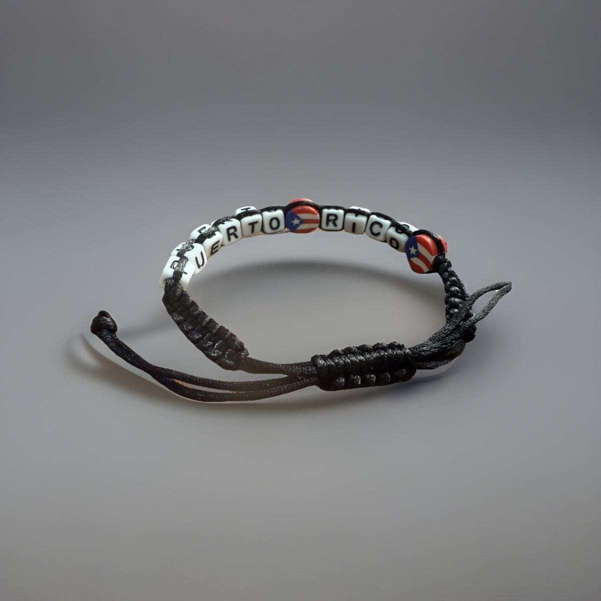 Puerto Rico Letters Unisex Macrame Bracelet