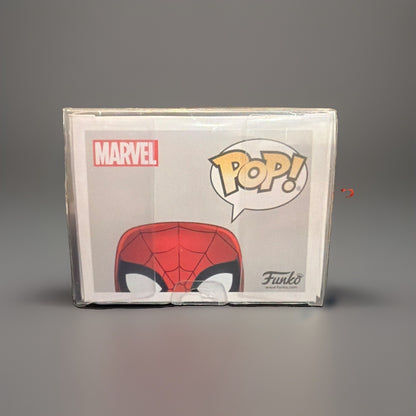 Funko Pop! Vinyl: Marvel - Spider-Man - (Holiday) #397 w/Protective Cover 