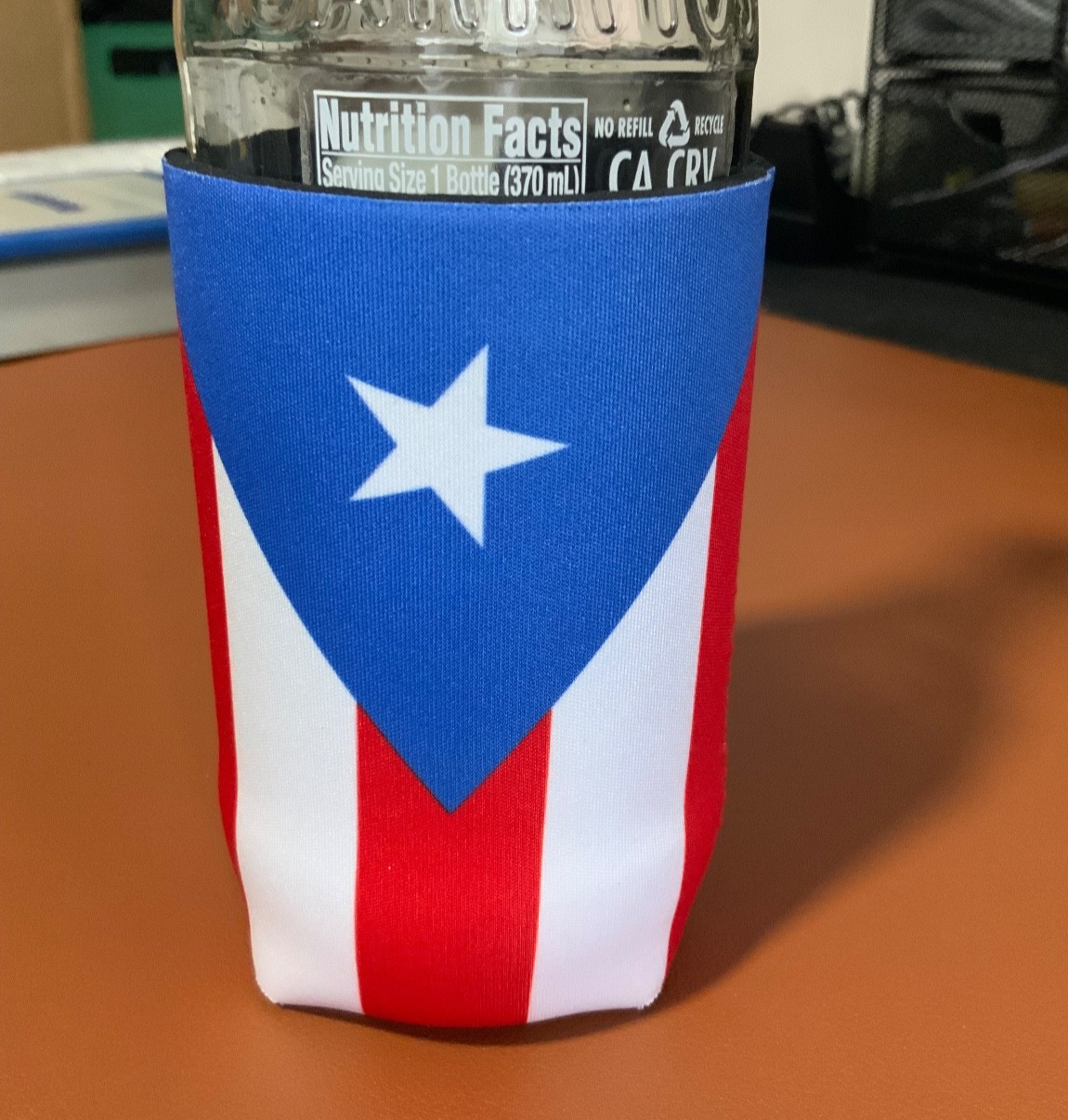 Puerto Rico Flag bottle Sleeve