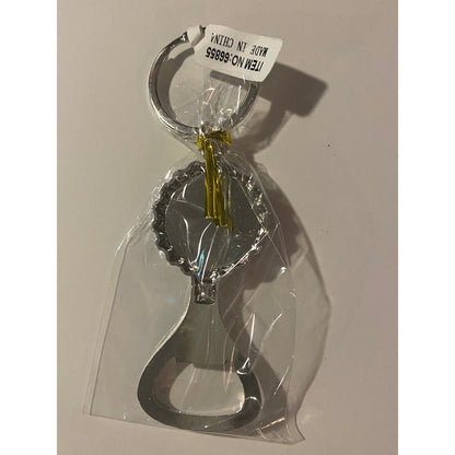 Rico Puerto Rico Flag Bottle Opener Keychain Mens Multicolor Metal Key Ring