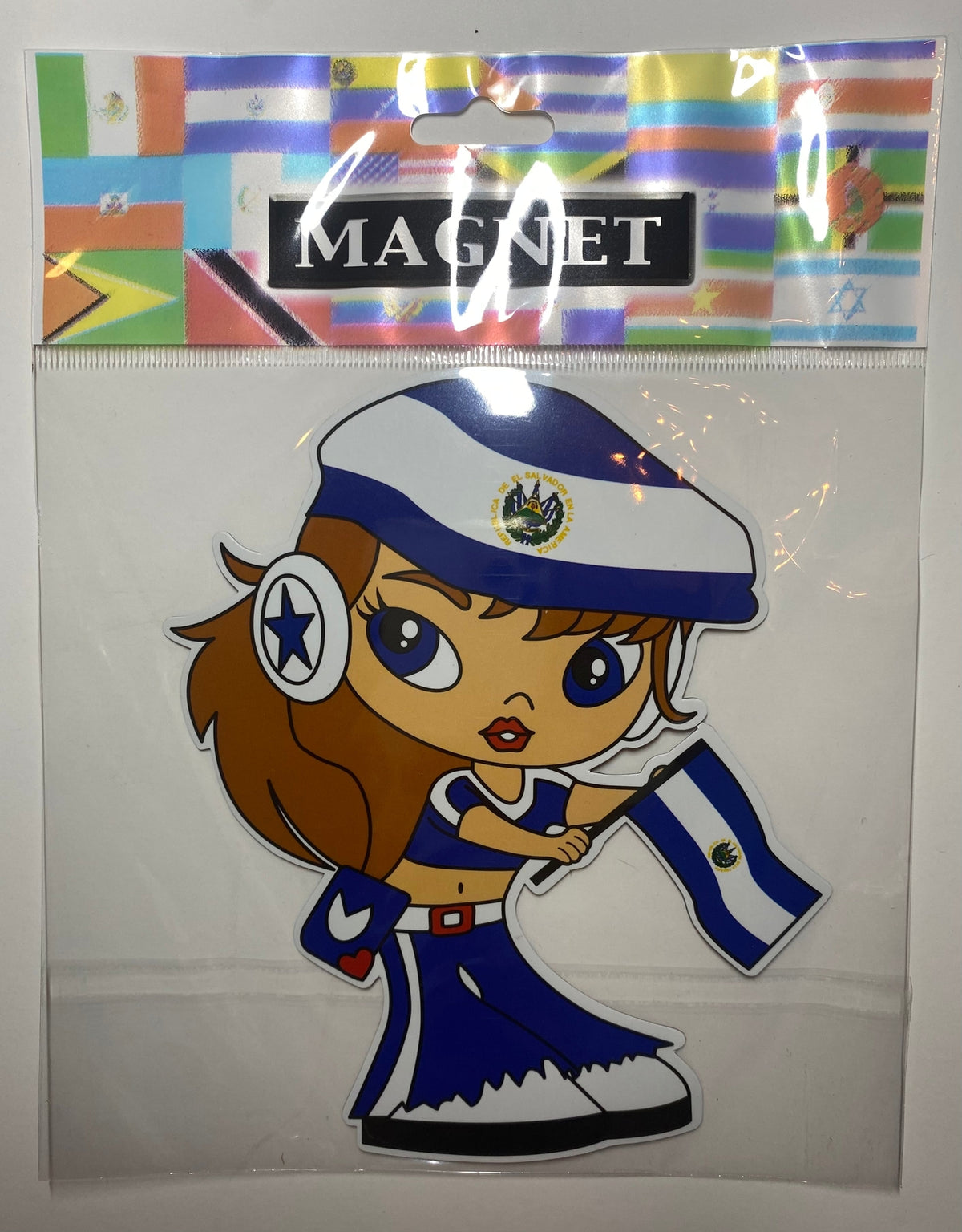 El Salvador Car Magnet