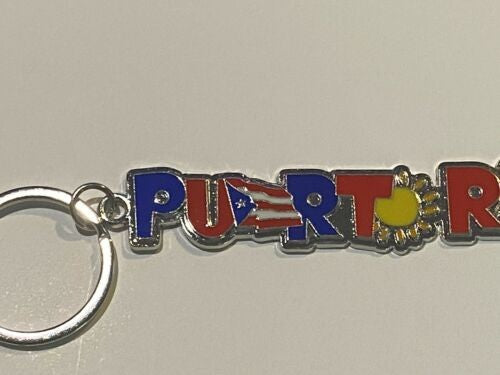 Puerto Rico Flag Keychain Amapola