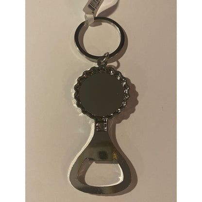 Rico Puerto Rico Flag Bottle Opener Keychain Mens Multicolor Metal Key Ring
