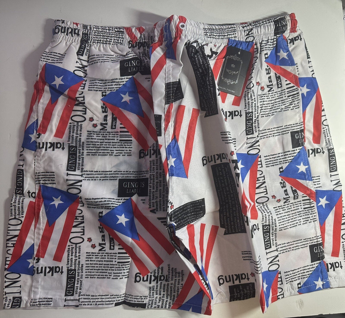 Puerto Rico Flag Swimming Shorts 