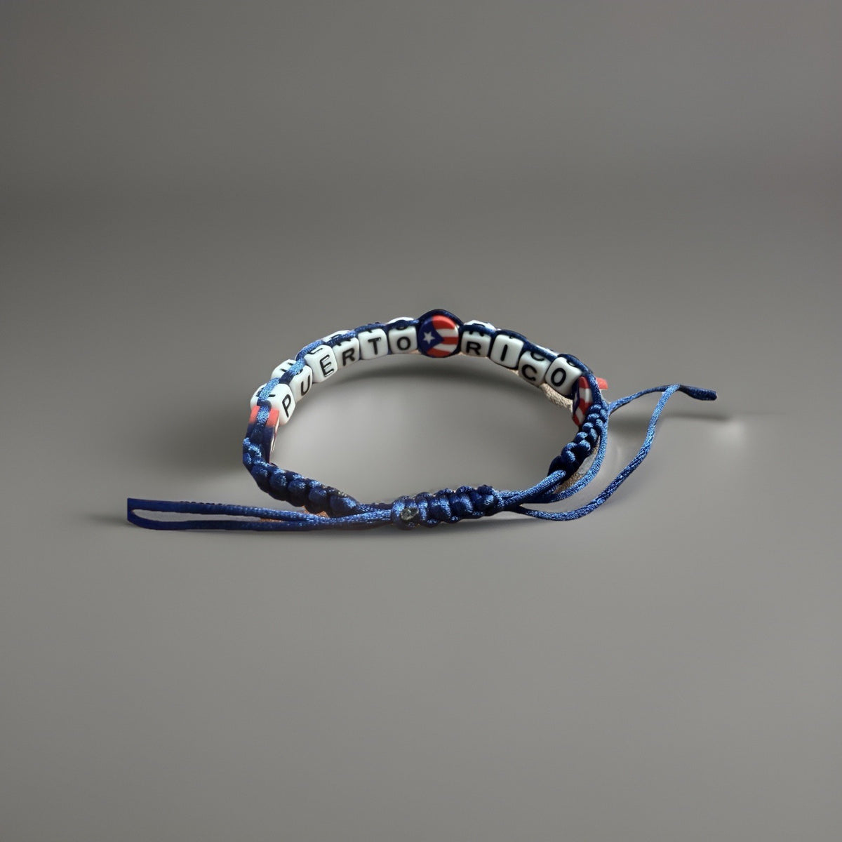 Puerto Rico Letters Unisex Macrame Bracelet
