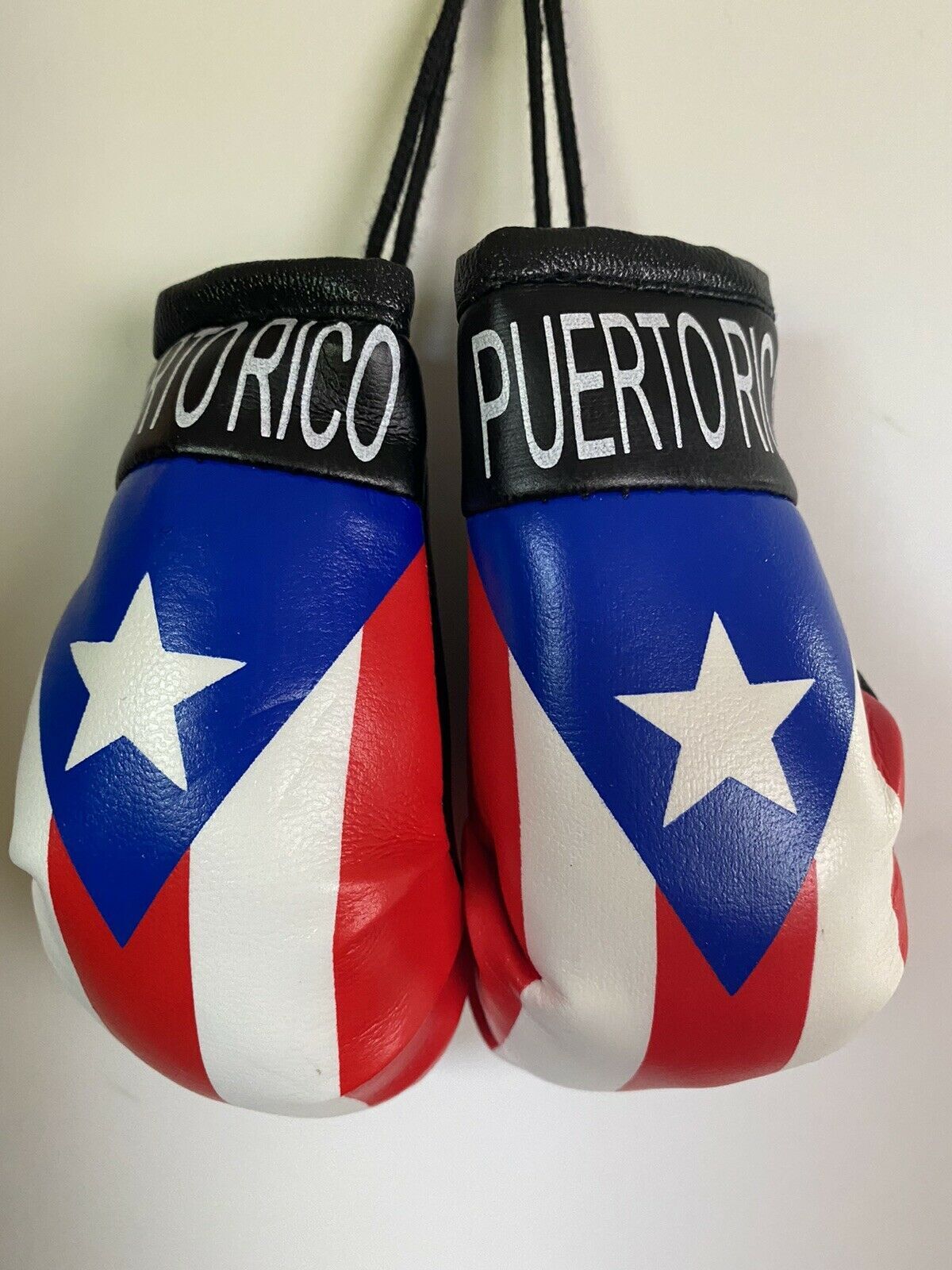 PUERTO RICO HANGING MINI BOXING GLOVES BORICUA FLAG 