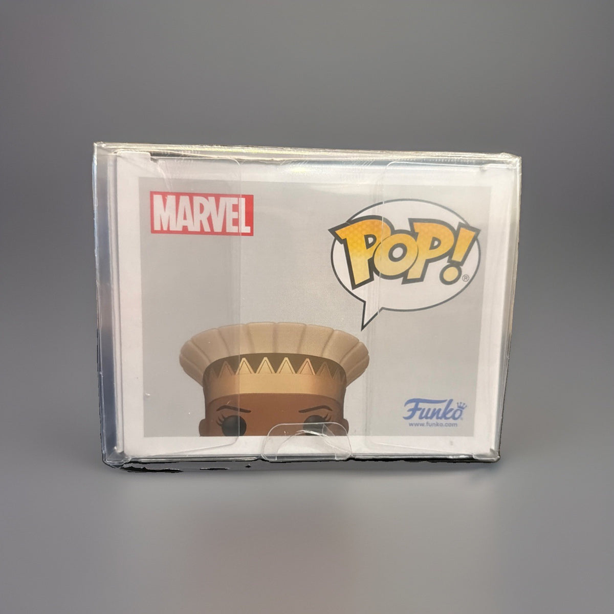Funko Pop Marvel Queen General Ramonda 971 What If W3 w/Protective Cover