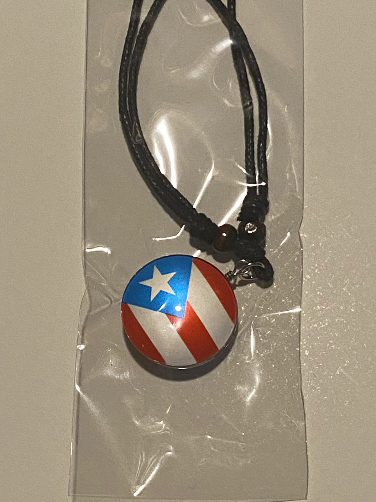 Puerto Rico Necklace with Flag