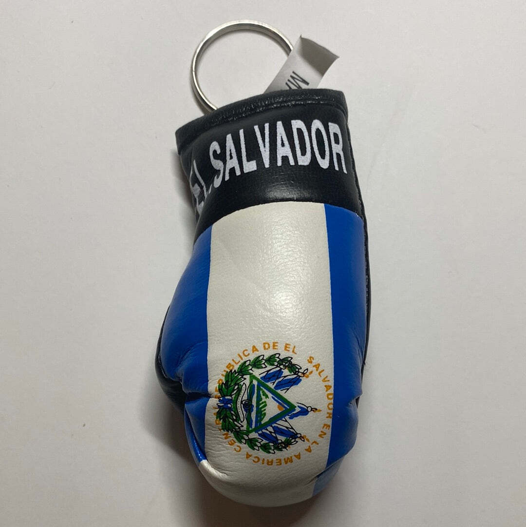 El Salvador Mini Boxing Glove Keychain 
