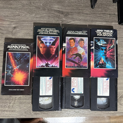 Star Trek The Movie 4 VHS Collection (III to VI)- 1991-1992